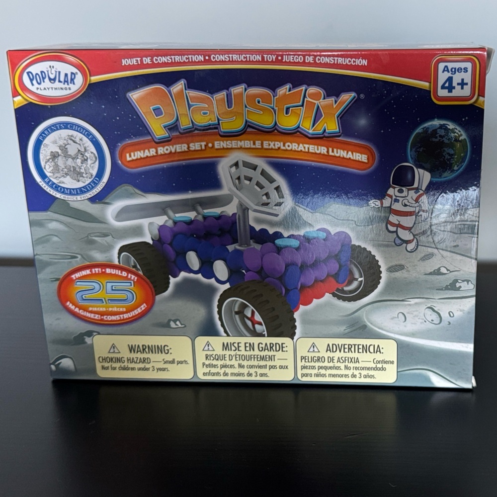 Lunar Rover Building Set - Purple and White